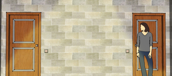 מעגל מפסק עם שני מיקומים