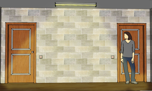 מעגל מפסק עם שני מיקומים