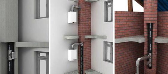 ארובות לדוד גז בבית פרטי