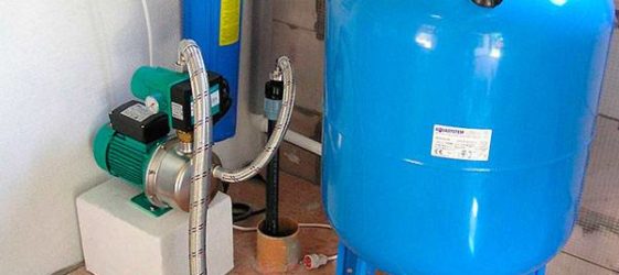 תחנת שאיבה לאספקת מים של בית פרטי