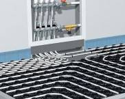 תרשימי חיווט של רצפות מחוממות במים בבית פרטי