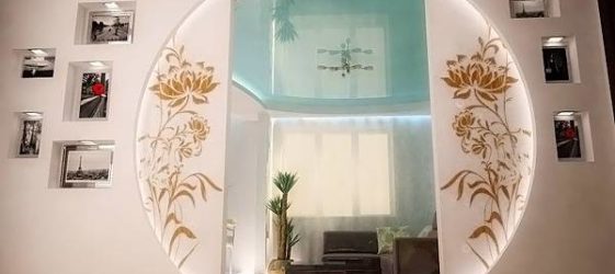 קשתות מגבס: צילום, עיצוב פנים