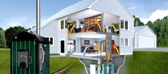 מנשא חום למערכת החימום של בית כפרי