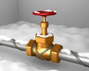 כבל חימום צינור מים