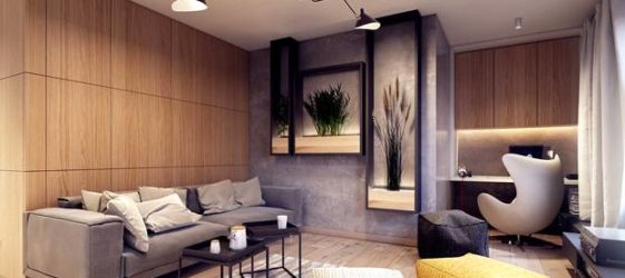 חללי הפנים של הדירה הם פשוטים וטובים, צילום