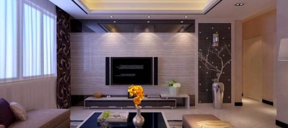 תקרות גבס לסלון: צילום