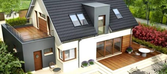 בית עם עליית גג: פרויקטים, תמונות