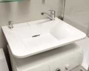 מכונת כביסה מתחת לכיור