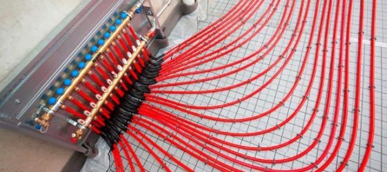 צינורות לרצפת מים חמים