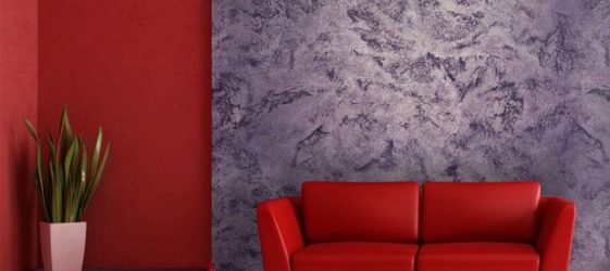 טיח דקורטיבי: צילום בפנים