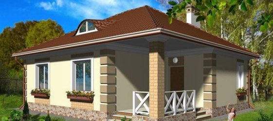 פרויקטים של בתים חד קומתיים עד 100 מ