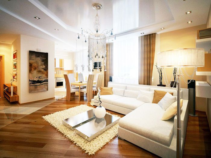 פנים בלעדי של דירה בבניין חדש