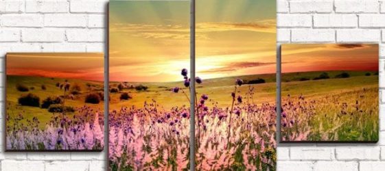 איך לתלות כראוי ציור מודולרי על הקיר