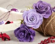 פרחי עשה זאת בעצמך מ- foamiran