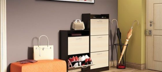 מתלה נעליים במסדרון