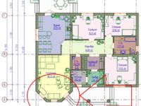 חדר אוכל עם חלון מפרץ