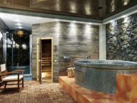 חדר האדים במרתף מוגן היטב מפני אובדן חום מיותר