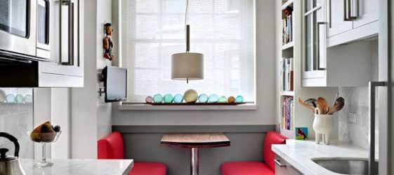 עיצוב פנים של מטבח קטן: צילום