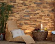 אבן מלאכותית דקורטיבית בפנים: מחיר, תמונה