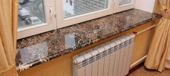 אדני חלונות מאבן מלאכותית