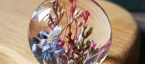 שרף עציץ אפוקסי שקוף