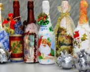 כיצד לקשט בקבוק שמפניה לשנה החדשה במו ידיכם