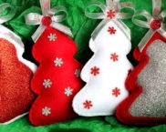 דפוסי השנה החדשה לצעצועי לבד