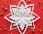 פתיתי שלג וכוכבי נייר לרגל השנה החדשה