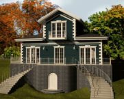 בית עם קומת ביניים: תמונה