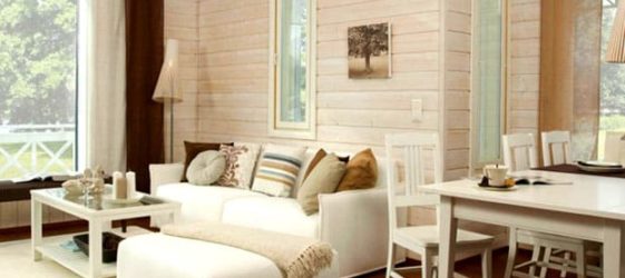 גימור בתוך בית עץ: צילום