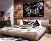 חדר שינה בסגנון לופט